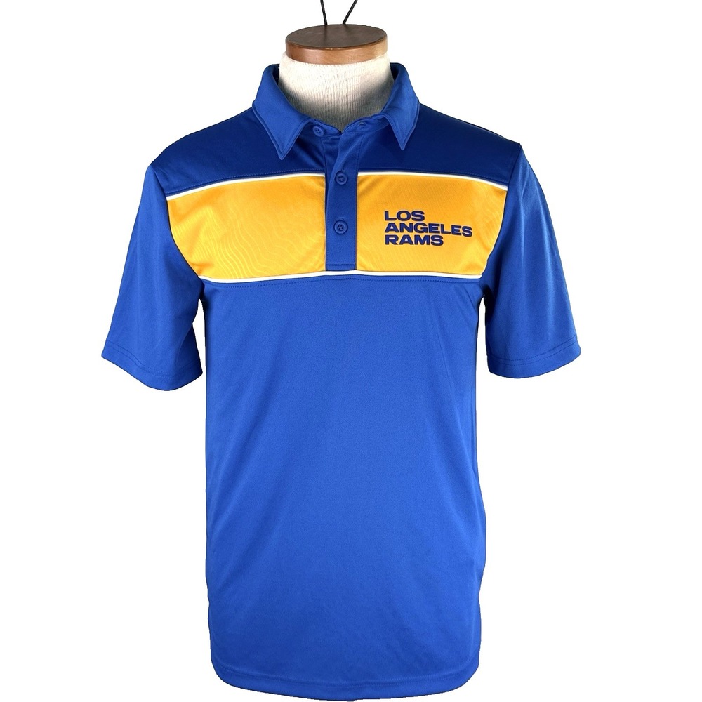 NFL Football LA Los Angeles Rams Performance Polo Golf Shirt Men S Short Sleeve
